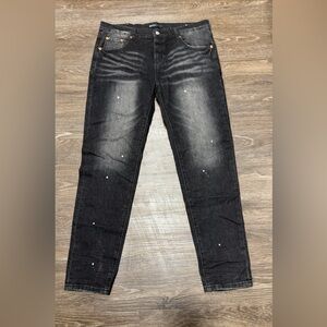 NWT PURPLE LABEL Jeans POO1 REFLECTIVE
PAINT REPAIR Size 36.